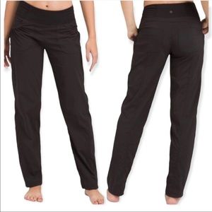 ❗️Prana Womens Summit Pants Full Length Black Size Medium Casual Nylon